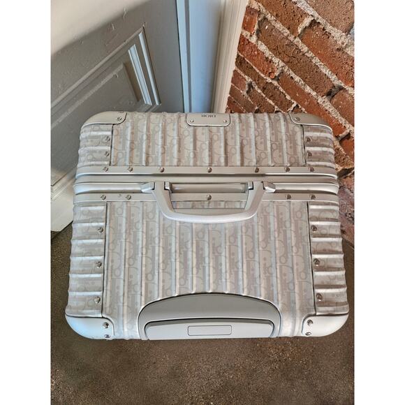 Dior x Rimowa Silver Trunk Suitcase SS20 Large - Picture 6 of 15
